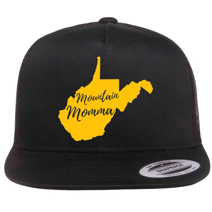 Mountain Momma West Virginia State Map TShirt Flatbill Hat