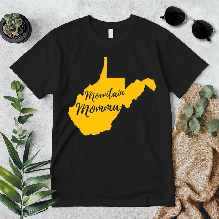 Mountain Momma West Virginia State Map TShirt Premium T-Shirt