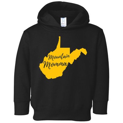 Mountain Momma West Virginia State Map TShirt Toddler Hoodie