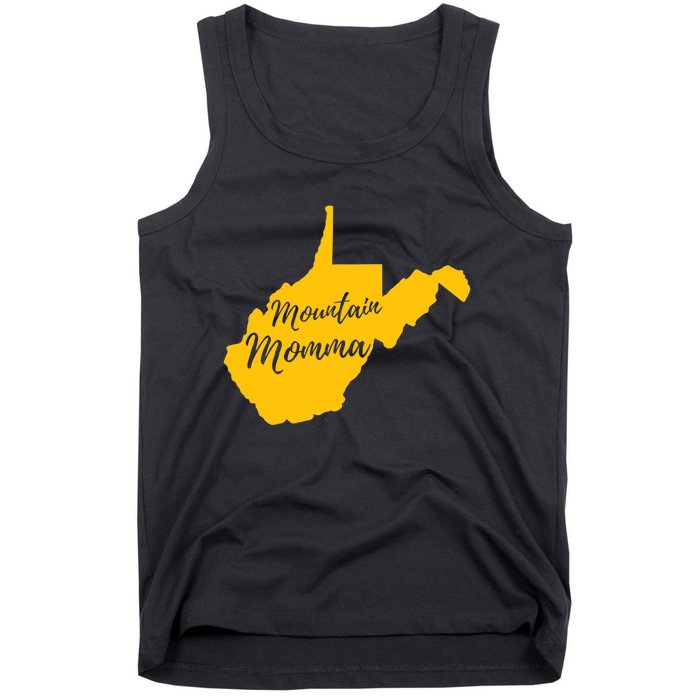 Mountain Momma West Virginia State Map TShirt Tank Top