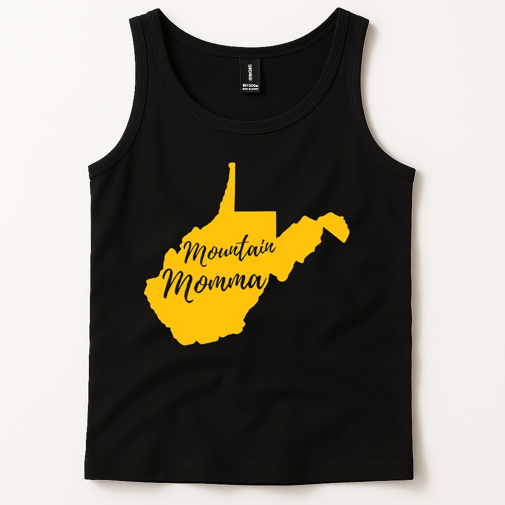 Mountain Momma West Virginia State Map TShirt Tank Top