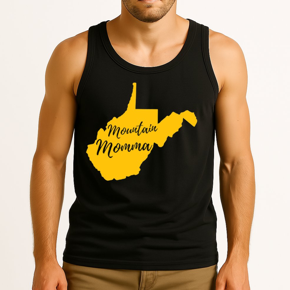 Mountain Momma West Virginia State Map TShirt Tank Top