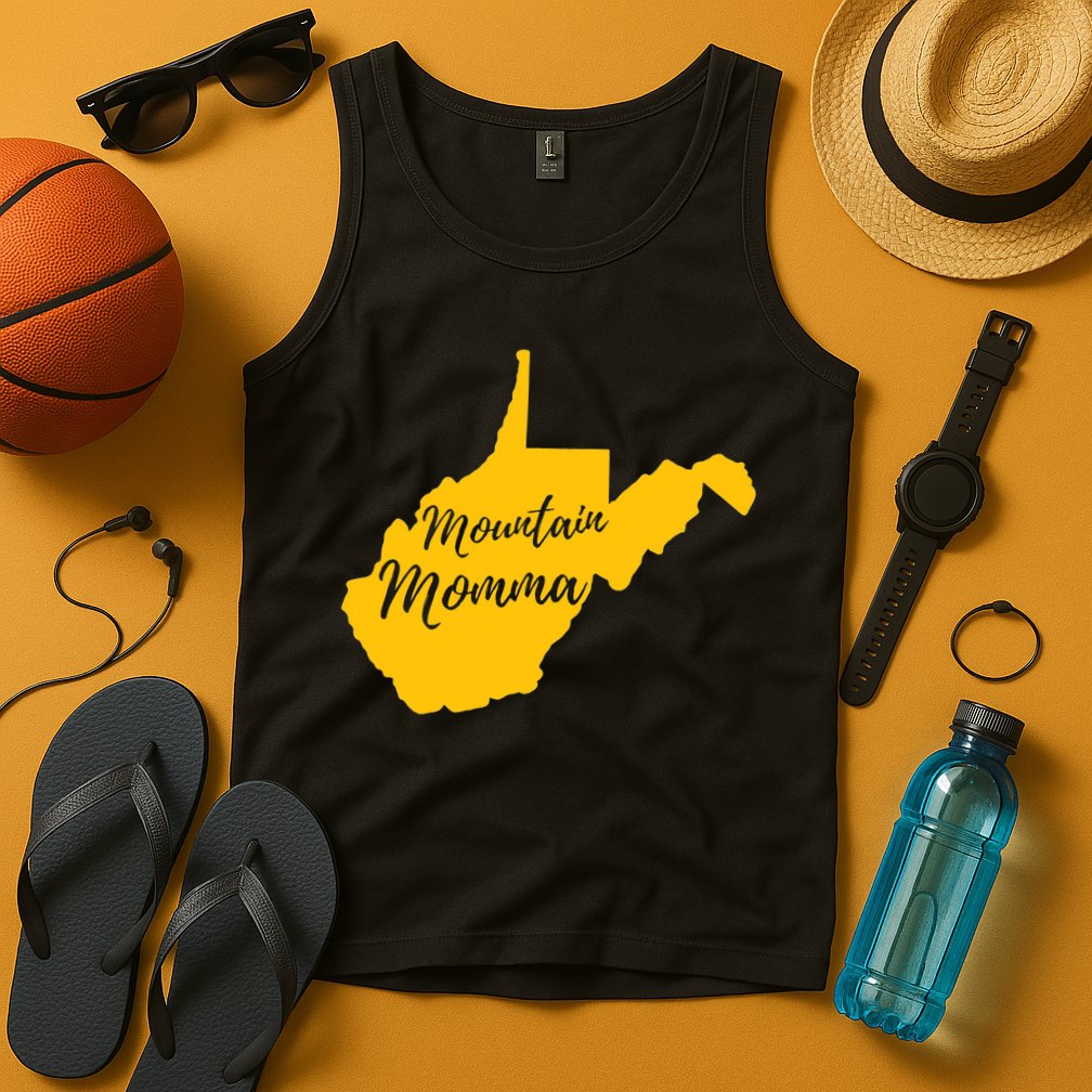 Mountain Momma West Virginia State Map TShirt Tank Top