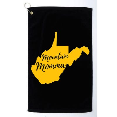 Mountain Momma West Virginia State Map TShirt Golf Towel