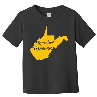 Mountain Momma West Virginia State Map TShirt Toddler T-Shirt