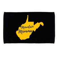 Mountain Momma West Virginia State Map TShirt Microfiber Hand Towel