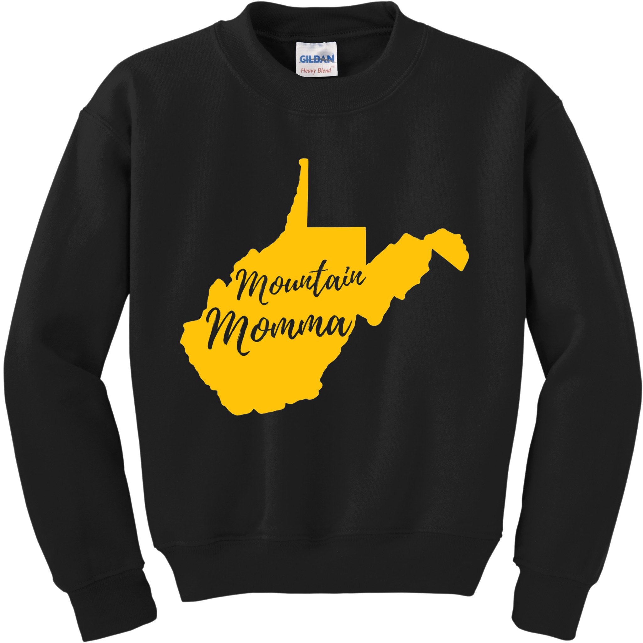 Mountain Momma West Virginia State Map TShirt Kids Sweatshirt