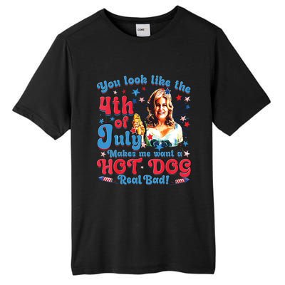 Makes Me Want A Hotdog Real Bad Tall Fusion ChromaSoft Performance T-Shirt