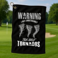 Meteorologist Meteorologist Weather Tornado Hurricane Rain Golf Towel