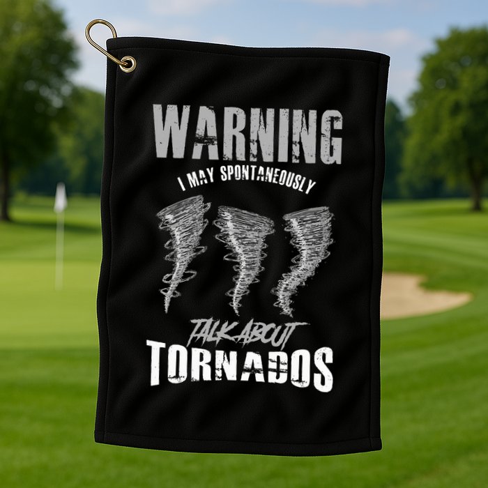 Meteorologist Meteorologist Weather Tornado Hurricane Rain Golf Towel