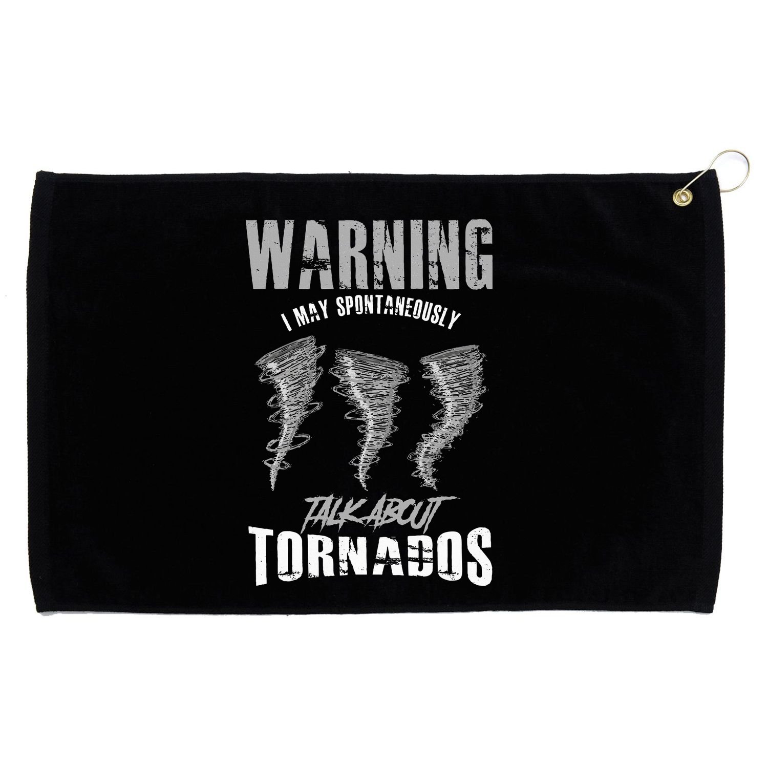 Meteorologist Meteorologist Weather Tornado Hurricane Rain Grommeted Golf Towel