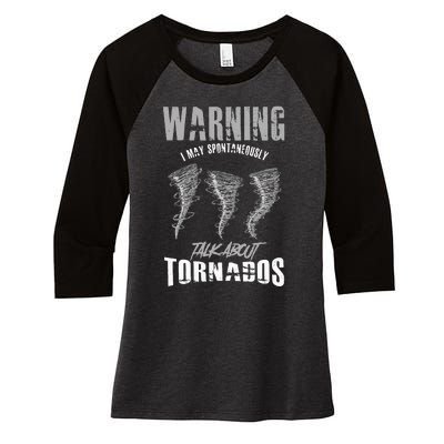 Meteorologist Meteorologist Weather Tornado Hurricane Rain Women's Tri-Blend 3/4-Sleeve Raglan Shirt