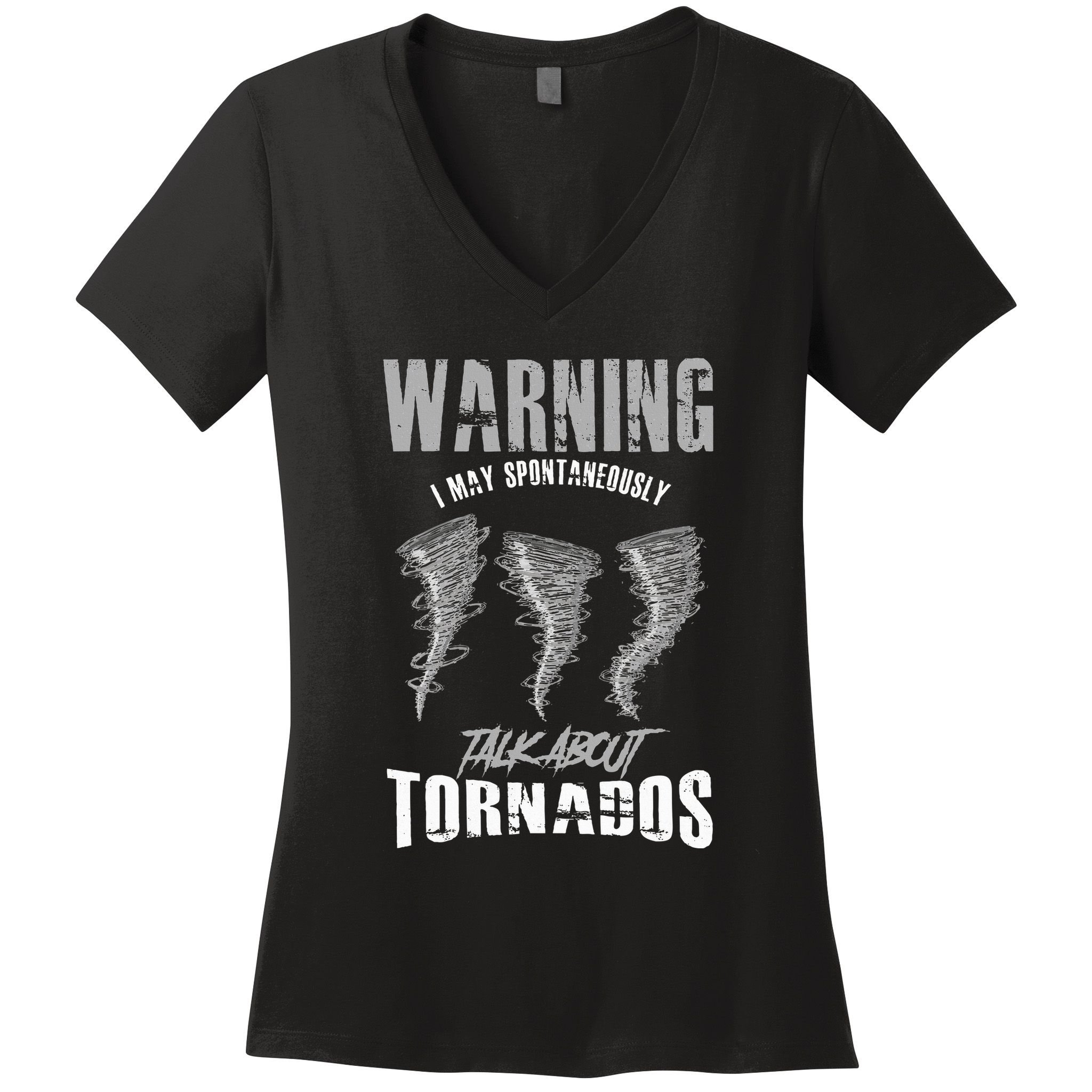 Meteorologist Meteorologist Weather Tornado Hurricane Rain Women's V-Neck T-Shirt
