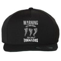 Meteorologist Meteorologist Weather Tornado Hurricane Rain Wool Snapback Cap
