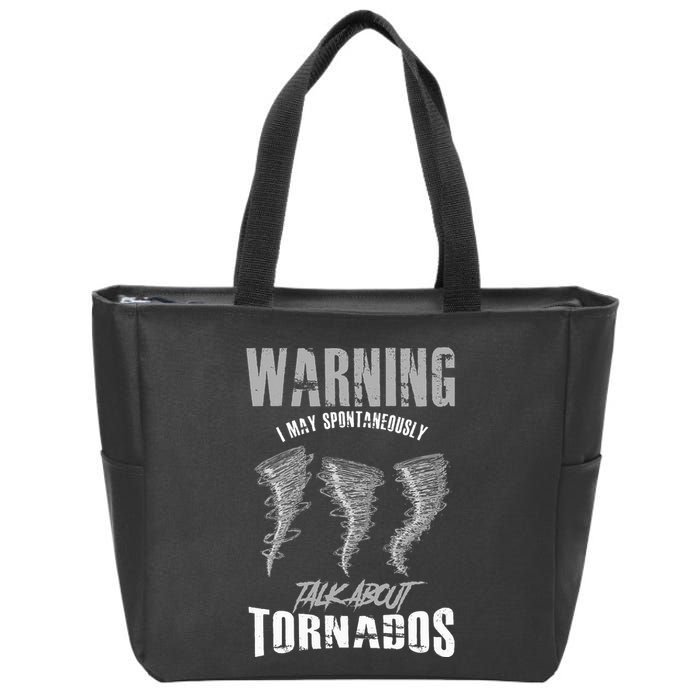 Meteorologist Meteorologist Weather Tornado Hurricane Rain Zip Tote Bag