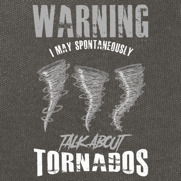 Meteorologist Meteorologist Weather Tornado Hurricane Rain Cotton Canvas Backpack