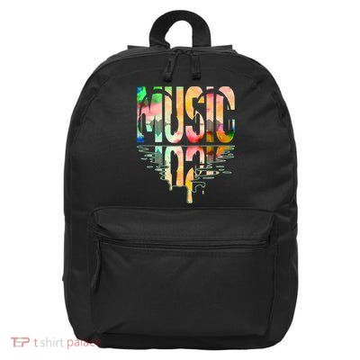 Music Mirrored Watercolor Logo 16 in Basic Backpack