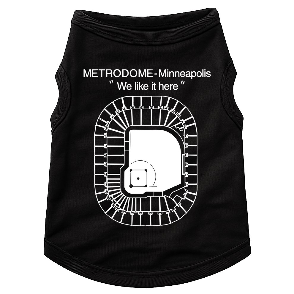 Metrodome Minneapolis We Like It Here Doggie Tank