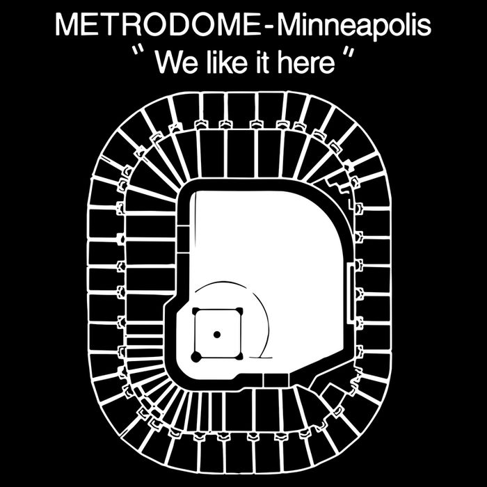 Metrodome Minneapolis We Like It Here Cooling Performance Crew T-Shirt