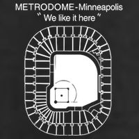 Metrodome Minneapolis We Like It Here Adult Drive Performance Visor