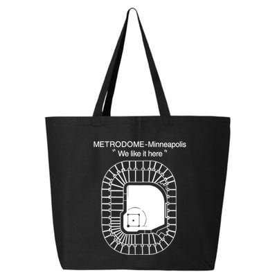 Metrodome Minneapolis We Like It Here 25L Jumbo Tote
