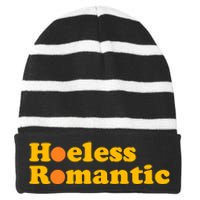 Maddi May Wearing Bobsliquor Hoeless Romantic Striped Beanie with Solid Band