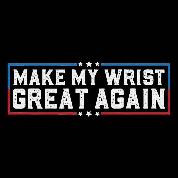 Make My Wrist Great Again Broken Wrist Surgery Recovery Wool Snapback Cap