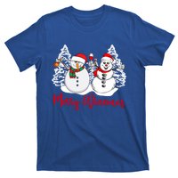 Mmyb Merry Winemas Snow Christmas Wine Lover Xmas Holiday Gift T-Shirt