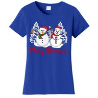 Mmyb Merry Winemas Snow Christmas Wine Lover Xmas Holiday Gift Women's T-Shirt