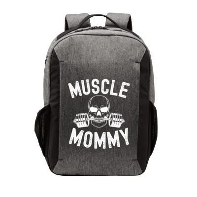 Muscle Mommy Weightlifter Mom Cool Skull Gym Mother Workout Cool Gift Vector Backpack