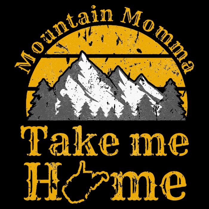 Mountain Momma West Virginia Take Me Home WV Map Mountains Cooling Performance Crew T-Shirt