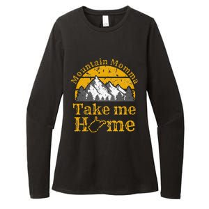 Mountain Momma West Virginia Take Me Home WV Map Mountains Womens CVC Long Sleeve Shirt