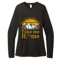 Mountain Momma West Virginia Take Me Home WV Map Mountains Womens CVC Long Sleeve Shirt