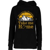 Mountain Momma West Virginia Take Me Home WV Map Mountains Womens Funnel Neck Pullover Hood