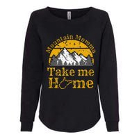 Mountain Momma West Virginia Take Me Home WV Map Mountains Womens California Wash Sweatshirt