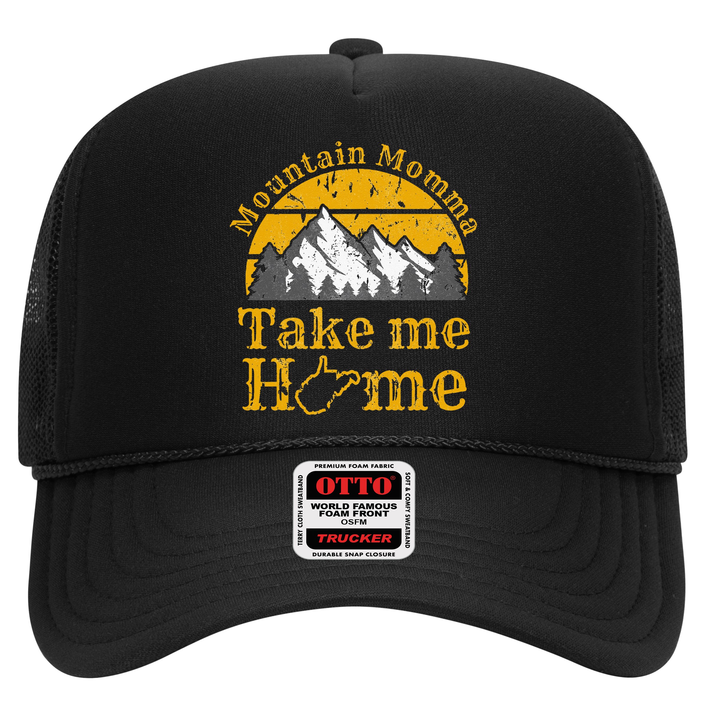 Mountain Momma West Virginia Take Me Home WV Map Mountains Hat