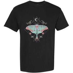 Mysterious Moths With Moon Crescent Gothic Moth Garment-Dyed Heavyweight T-Shirt