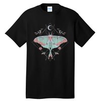 Mysterious Moths With Moon Crescent Gothic Moth Tall T-Shirt