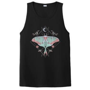 Mysterious Moths With Moon Crescent Gothic Moth PosiCharge Competitor Tank