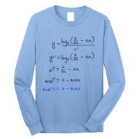 Math Merry Xmas Math Equation Funny Christmas Algebra Great Gift Long Sleeve Shirt