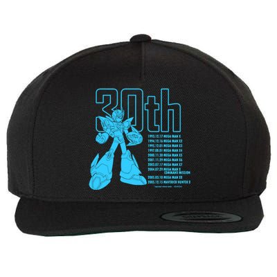 Mega Man X 30th Anniversary Wool Snapback Cap