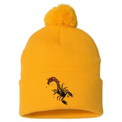 Mariahthescientist Mts X Sp5der Scorpion Pom Pom 12in Knit Beanie