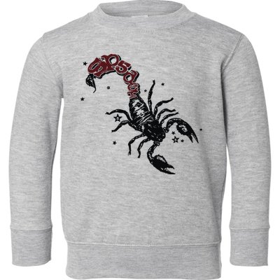 Mariahthescientist Mts X Sp5der Scorpion Toddler Sweatshirt