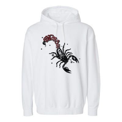 Mariahthescientist Mts X Sp5der Scorpion Garment-Dyed Fleece Hoodie