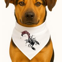 Mariahthescientist Mts X Sp5der Scorpion USA-Made Doggie Bandana