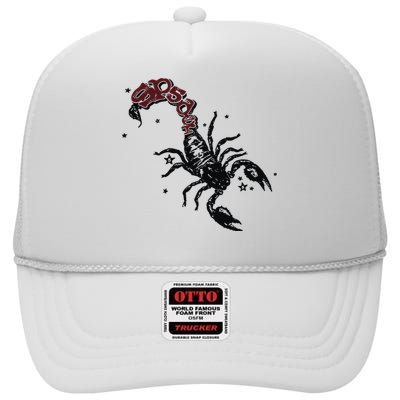 Mariahthescientist Mts X Sp5der Scorpion High Crown Mesh Back Trucker Hat