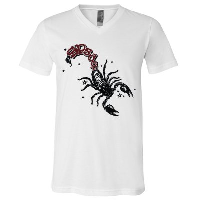 Mariahthescientist Mts X Sp5der Scorpion V-Neck T-Shirt