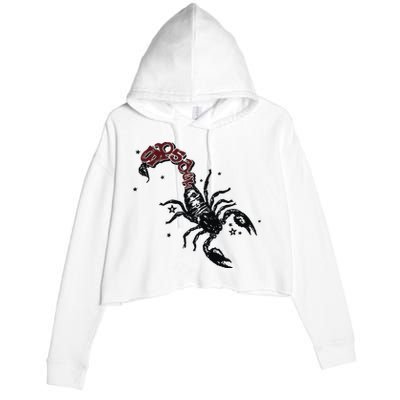 Mariahthescientist Mts X Sp5der Scorpion Crop Fleece Hoodie
