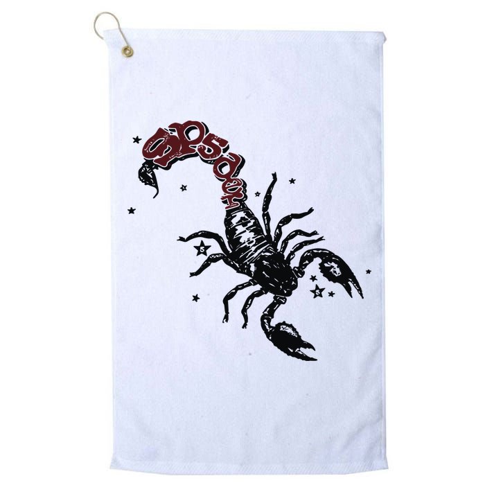 Mariahthescientist Mts X Sp5der Scorpion Golf Towel