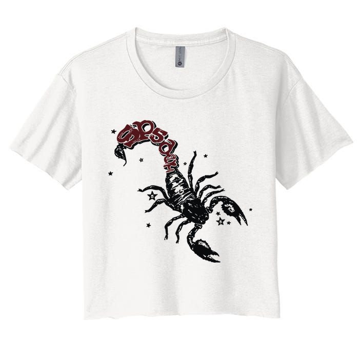 Mariahthescientist Mts X Sp5der Scorpion Crop Top